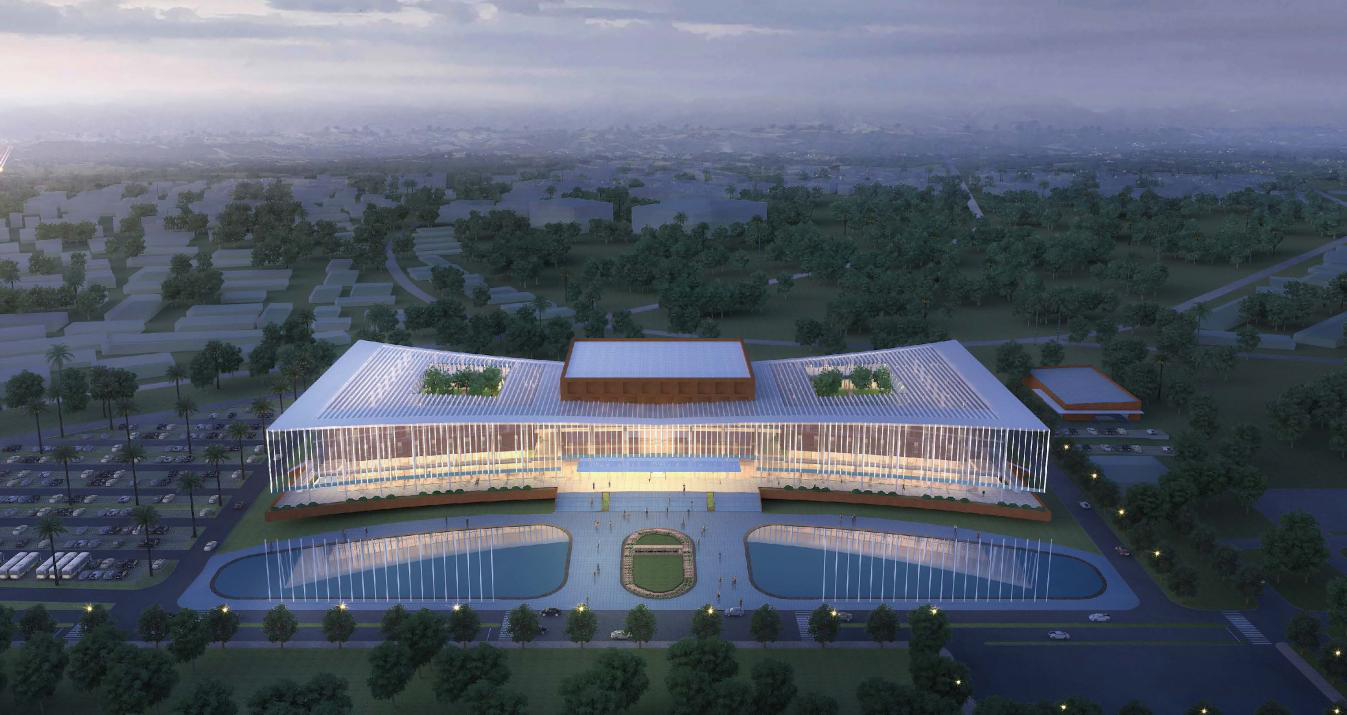 援贊比亞國際會議中心項目（榮獲“2022-2023年度中國建設工程魯班獎”）